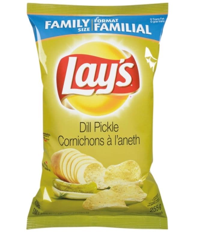 Lays Dill Pickle (165g) (270 Cal)