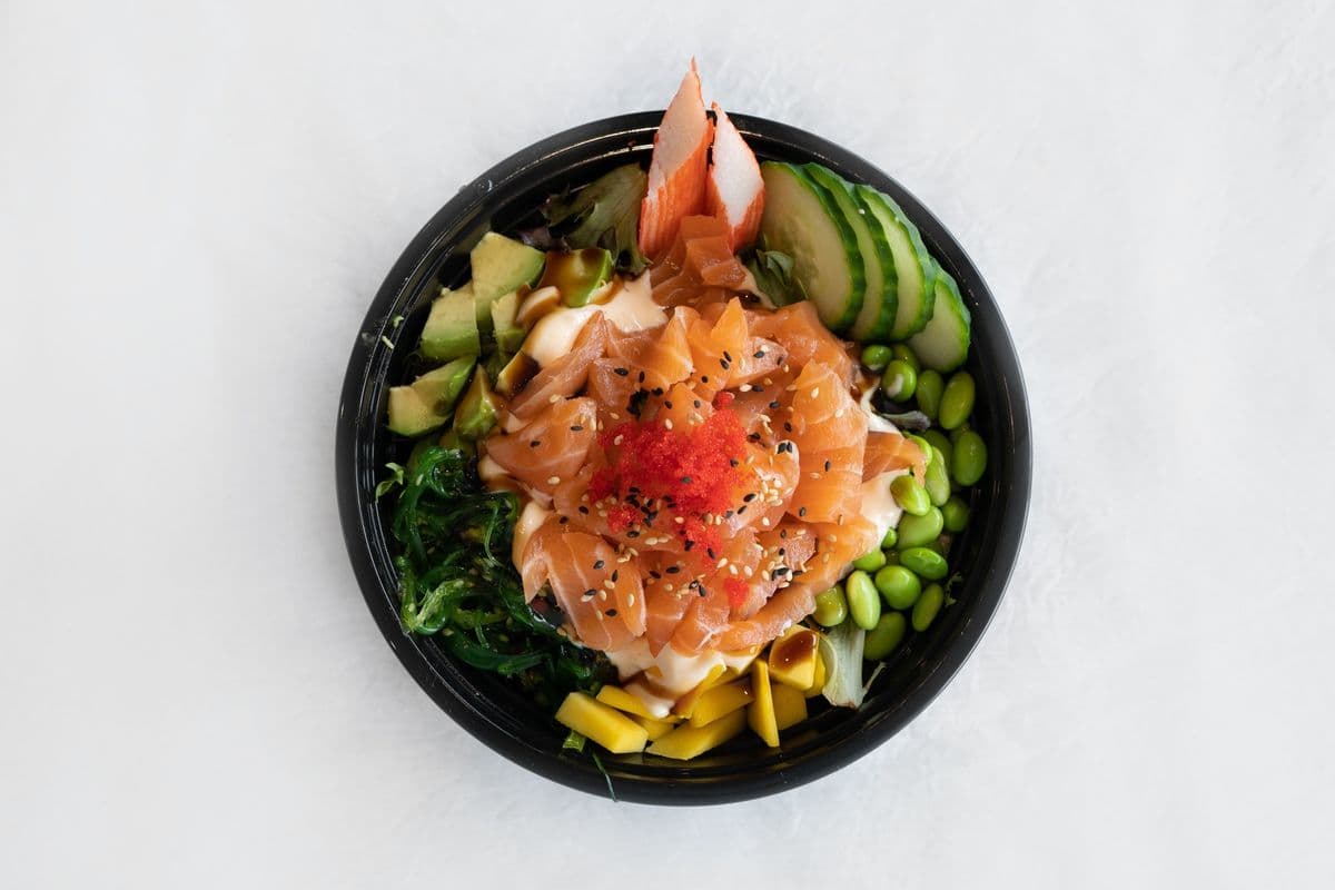 Poké time au saumon