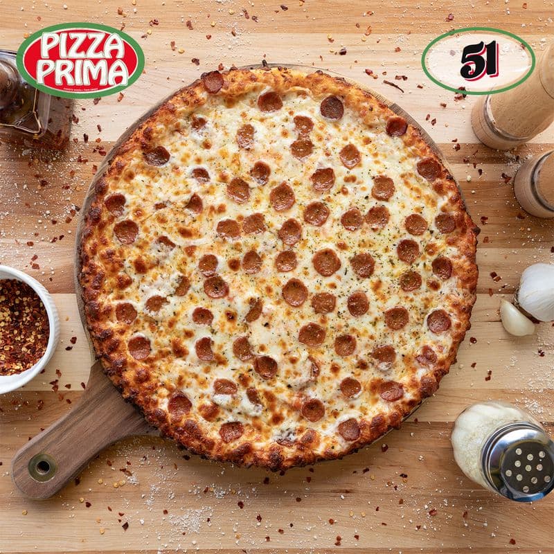 51. Pizza classique 10" à la saucisse italienne / 10" Classic Italian Sausage Pizza