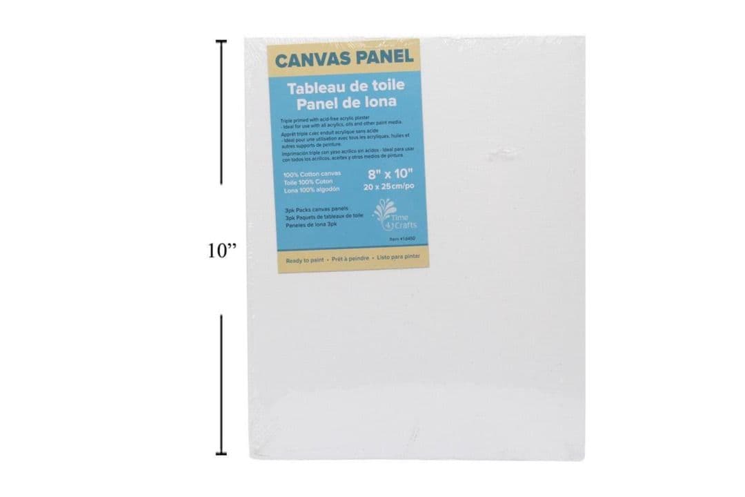 Canvas Board 8X10 3pc (3 pcs)