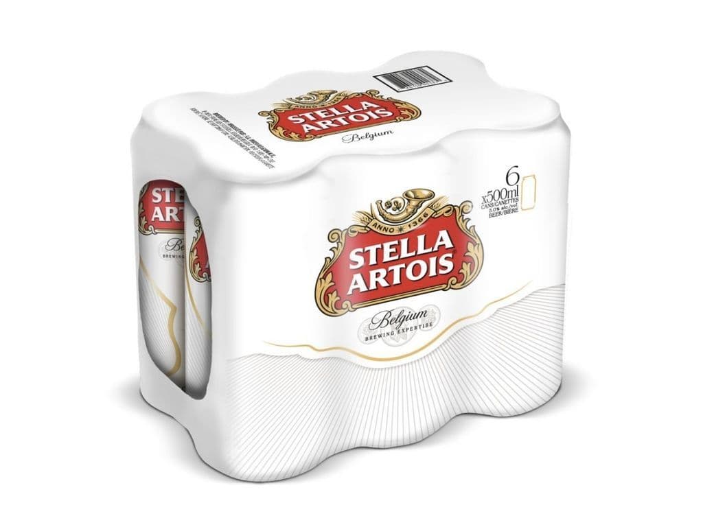 Stella Artois, 6pk 473ml beer (5.0% ABV)