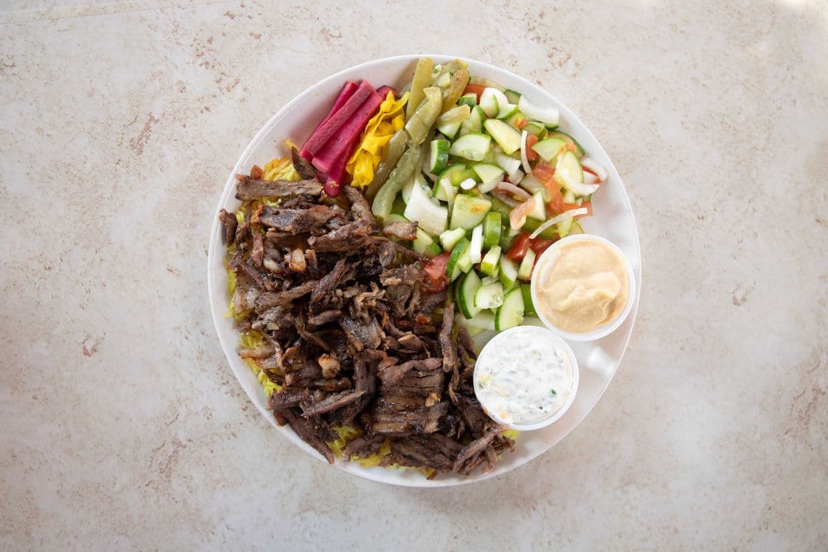 Beef Shawarma Platter