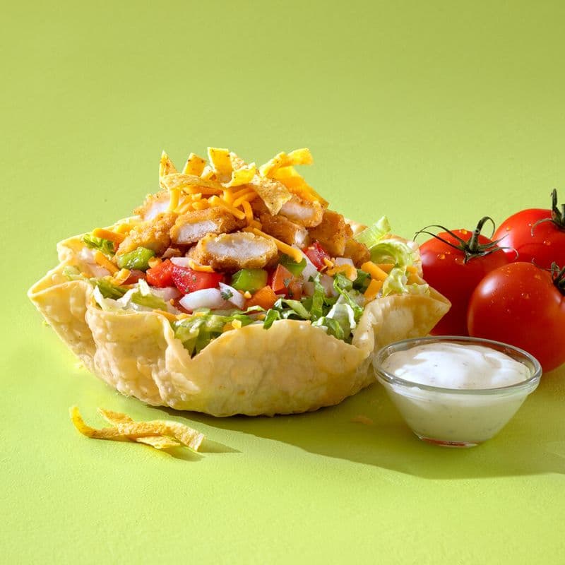 Small Crispy Chicken Taco Salad