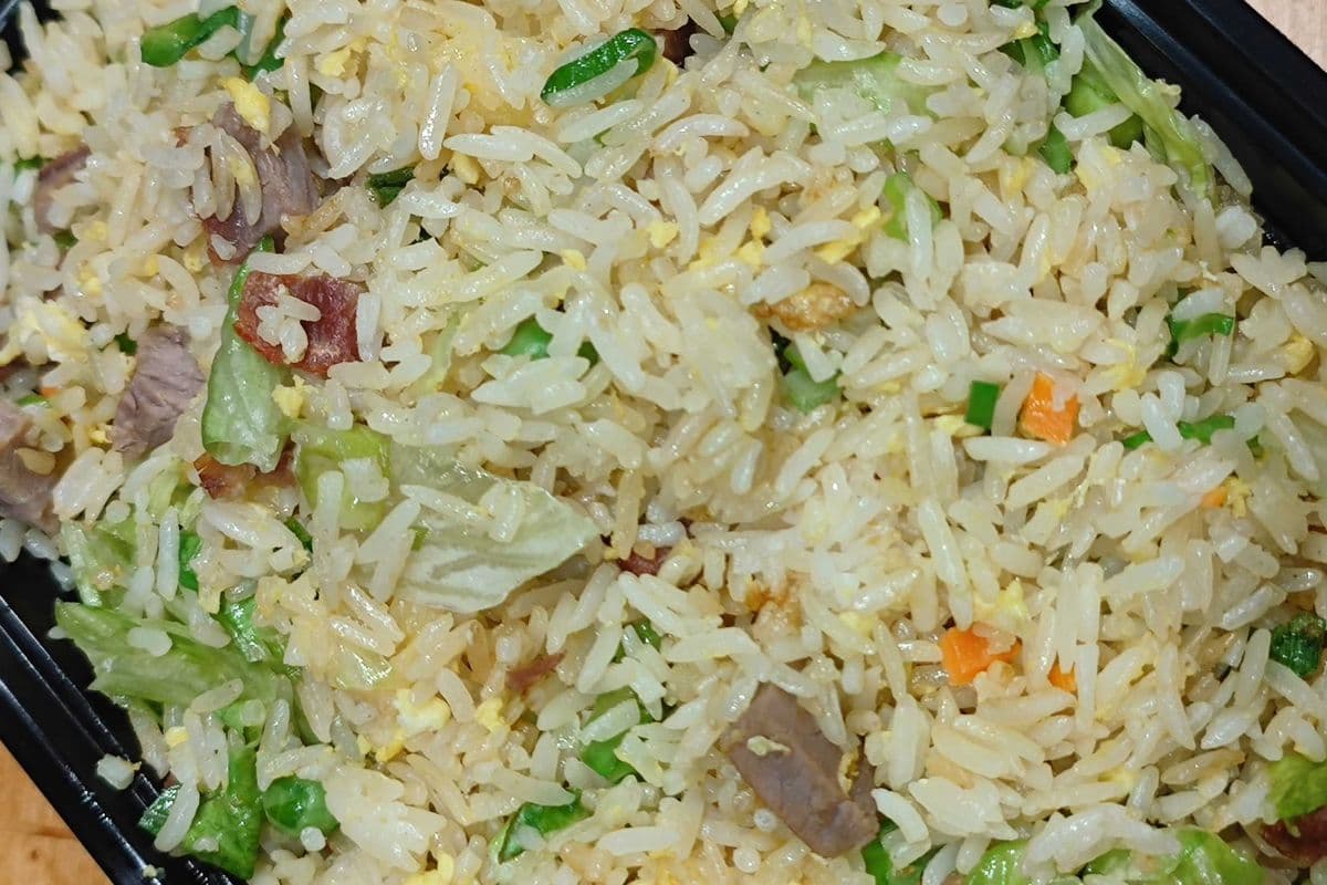 Young Chow Fried Rice with Shrimp and BBQ Pork