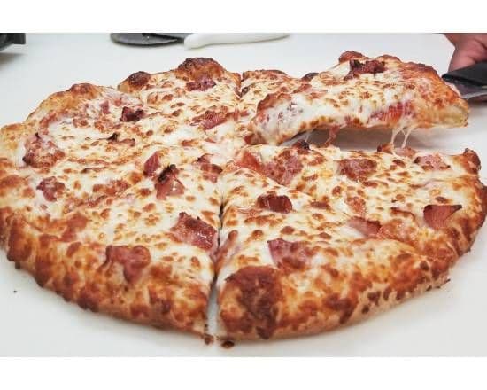 2x12" Medium Bacon Pizza / 12" moyennes pizzas au bacon