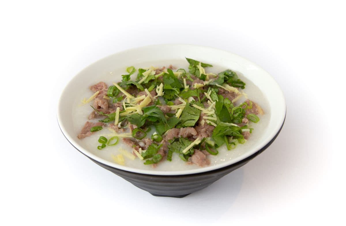 C2 Fresh Beef Sliced Congee (滑牛粥)
