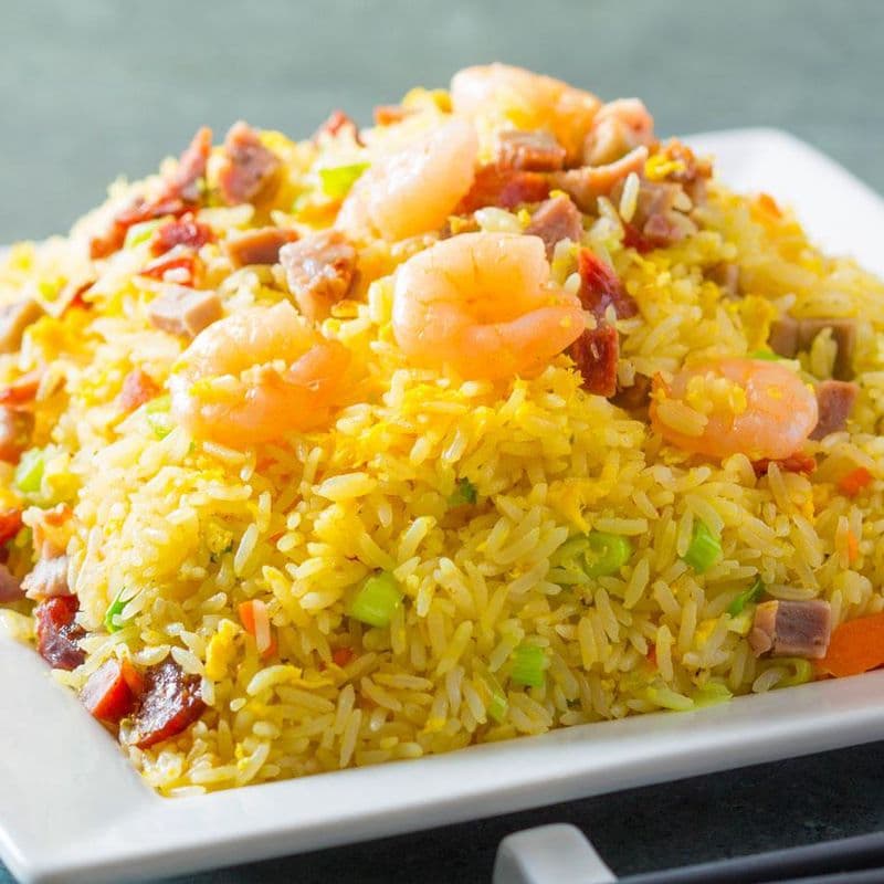 B.B.Q. Pork & Shrimp Fried Rice 揚州炒飯