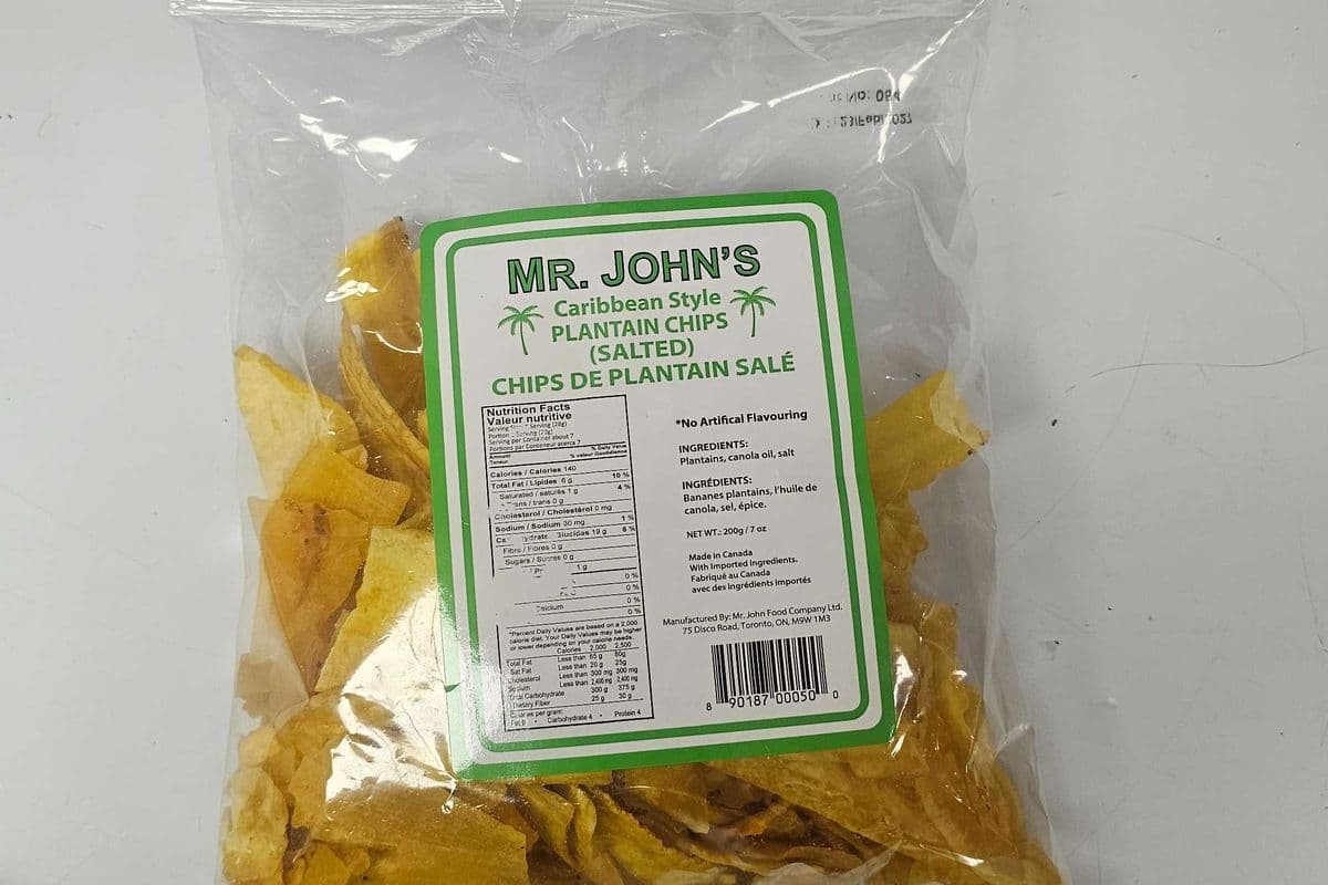 Mr. John's Salted Caribbean Style Plantain Chips (200 g)