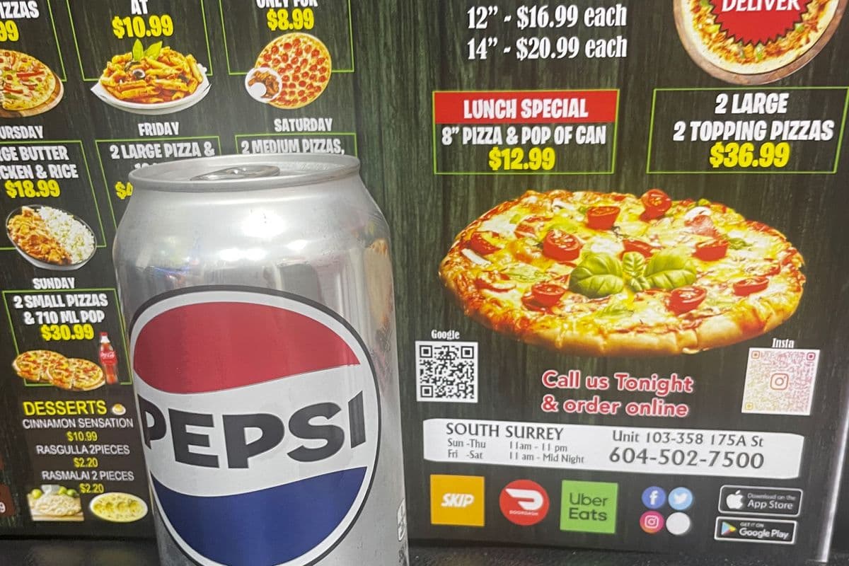 Pepsi diet can