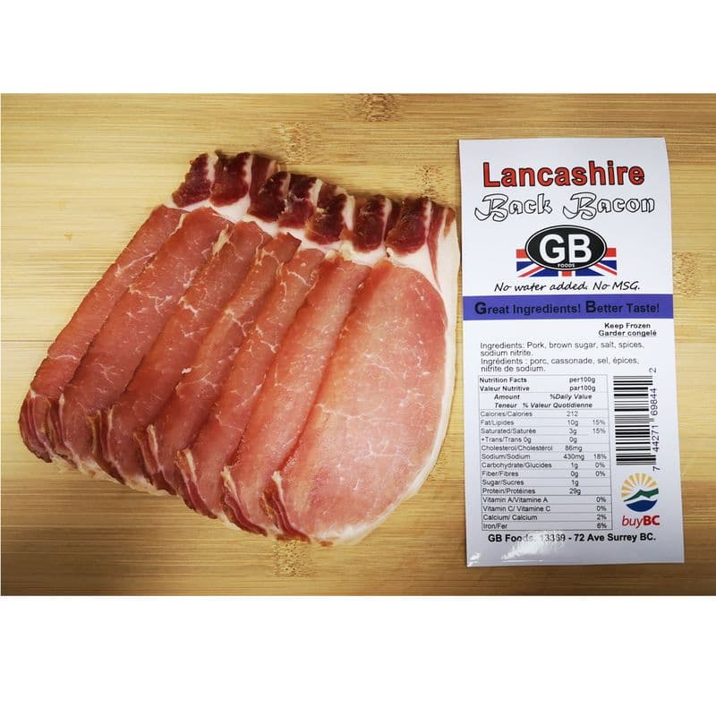 GB Foods - Lancashire Back Bacon Rashers