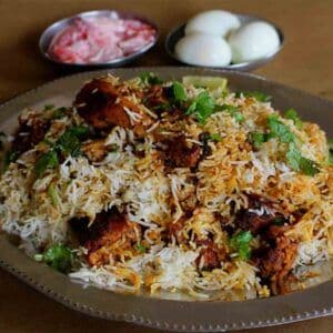 Chicken Ghee Roast Biryani