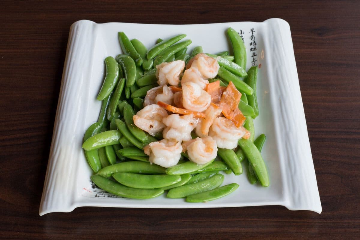 Shrimp with Sweet Peas