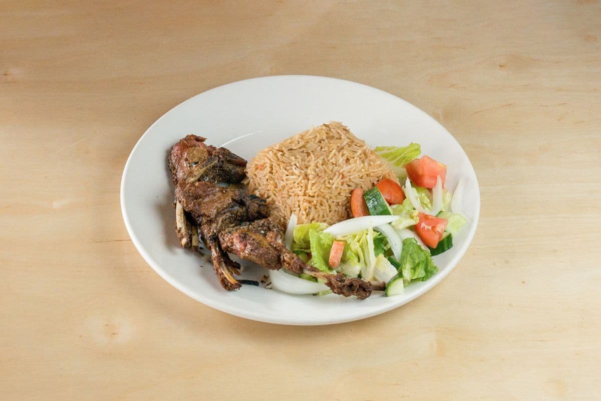 Pulao with Lamb Chops