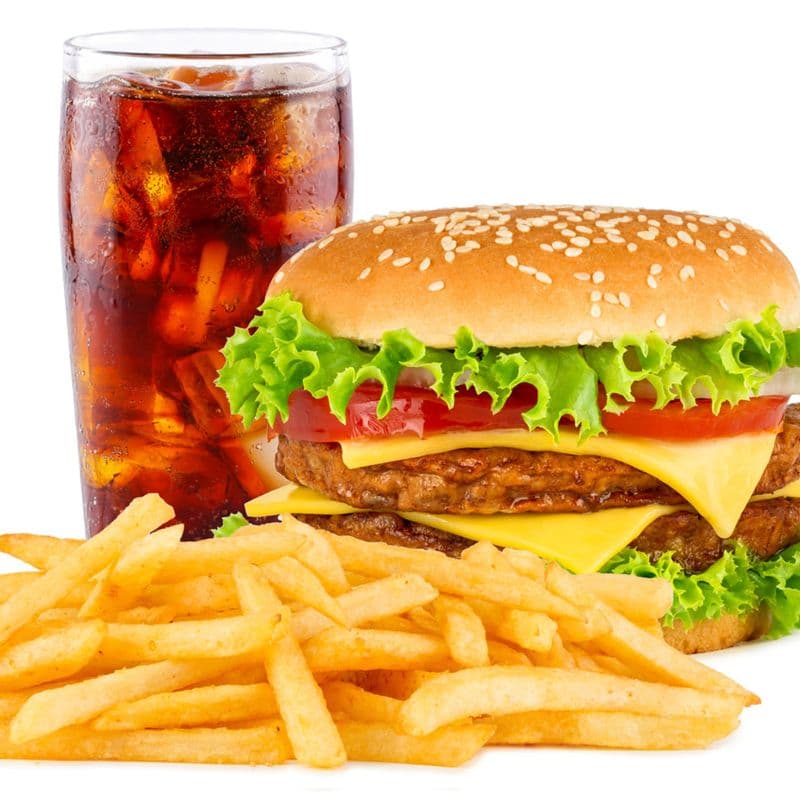 Veggie Burger + Fries+ Pop