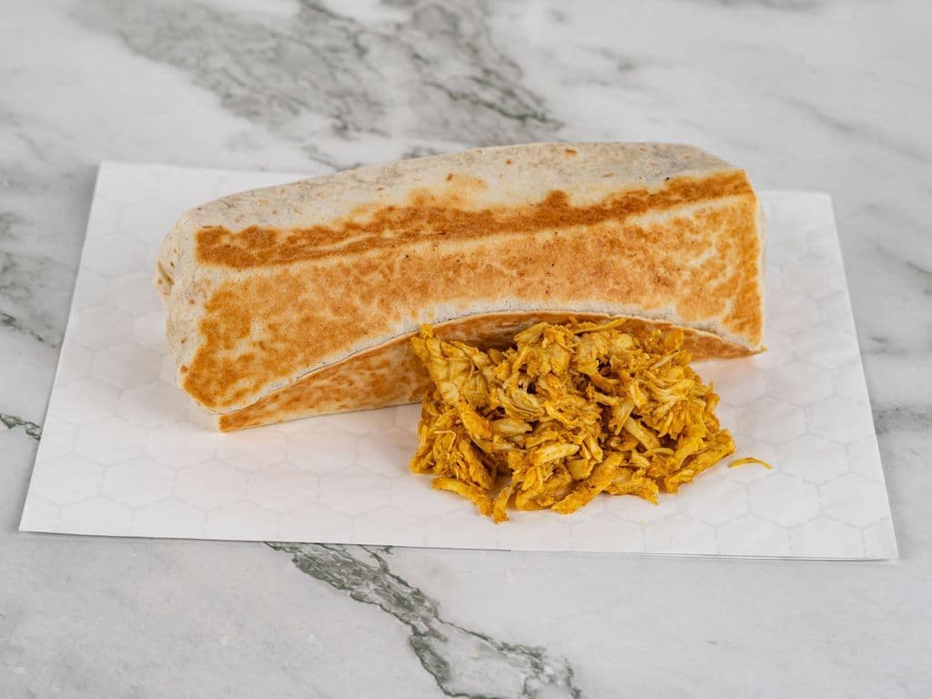 Spicy Chicken Curry Burrito
