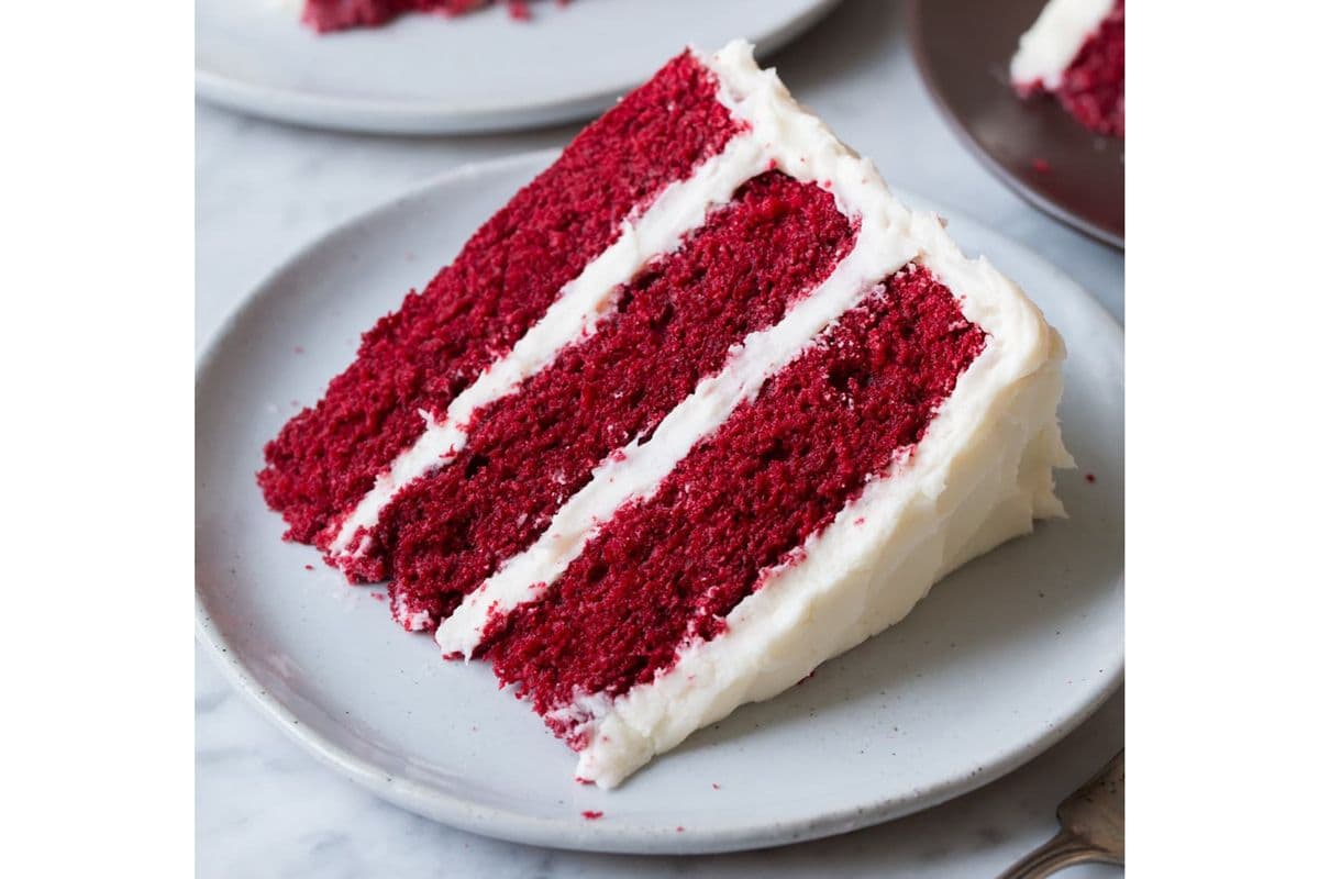 Red Valvet Cake Slice