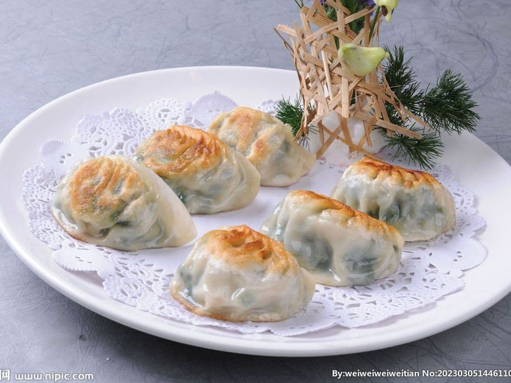 Pan Fried Veg Dumplings(6PC)素鍋貼
