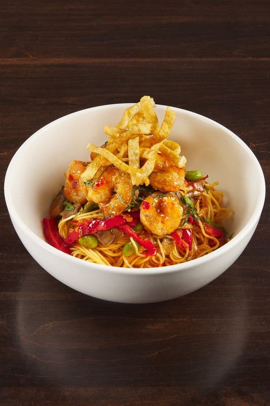 Crispy Shrimp Noodle Bowl