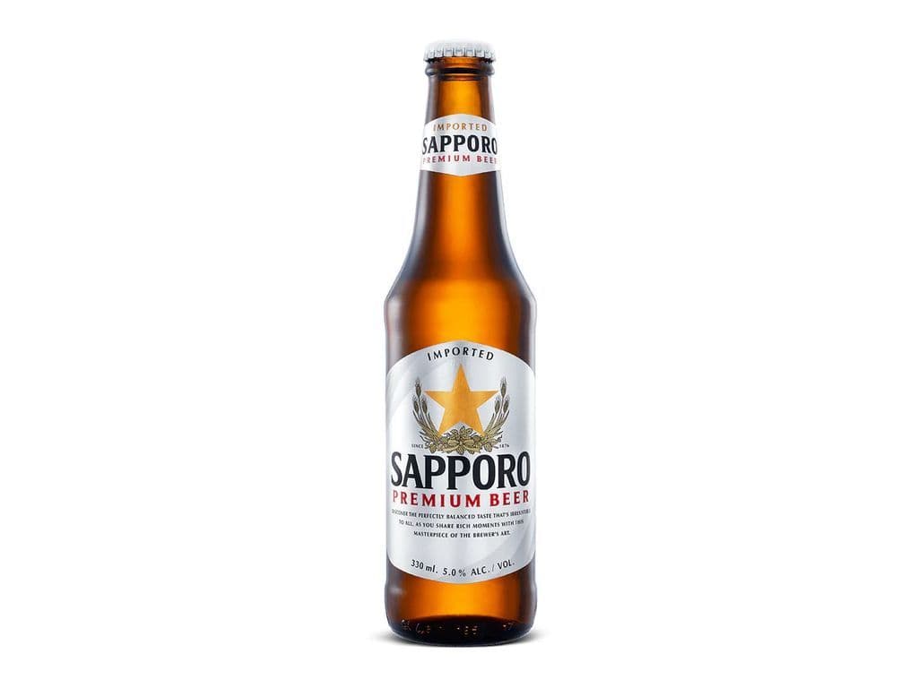 Sapporo (1x330 ml Bottle - 4.9% ABV)