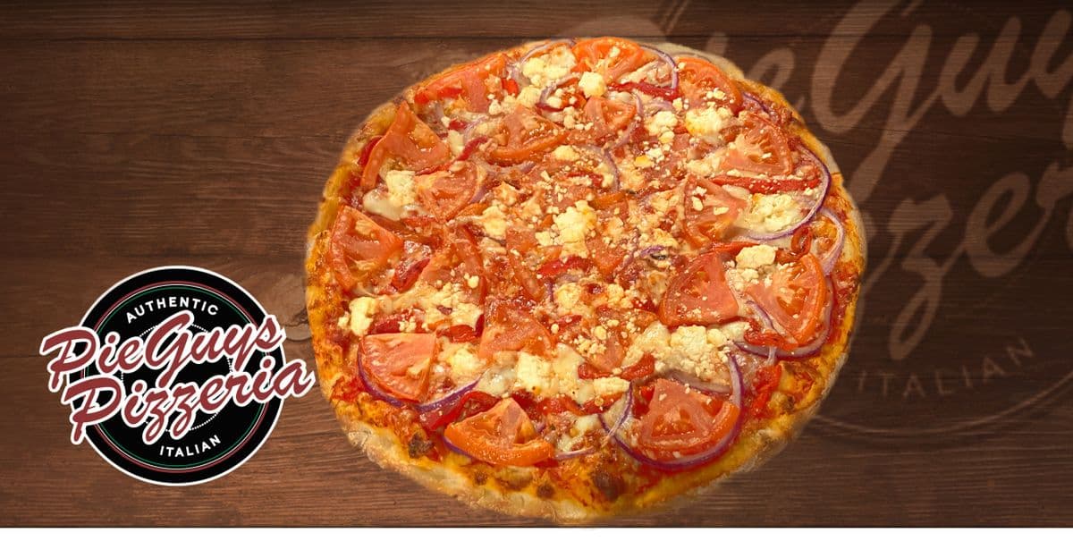 Eight-Slice Mediterranean Pizza Pie
