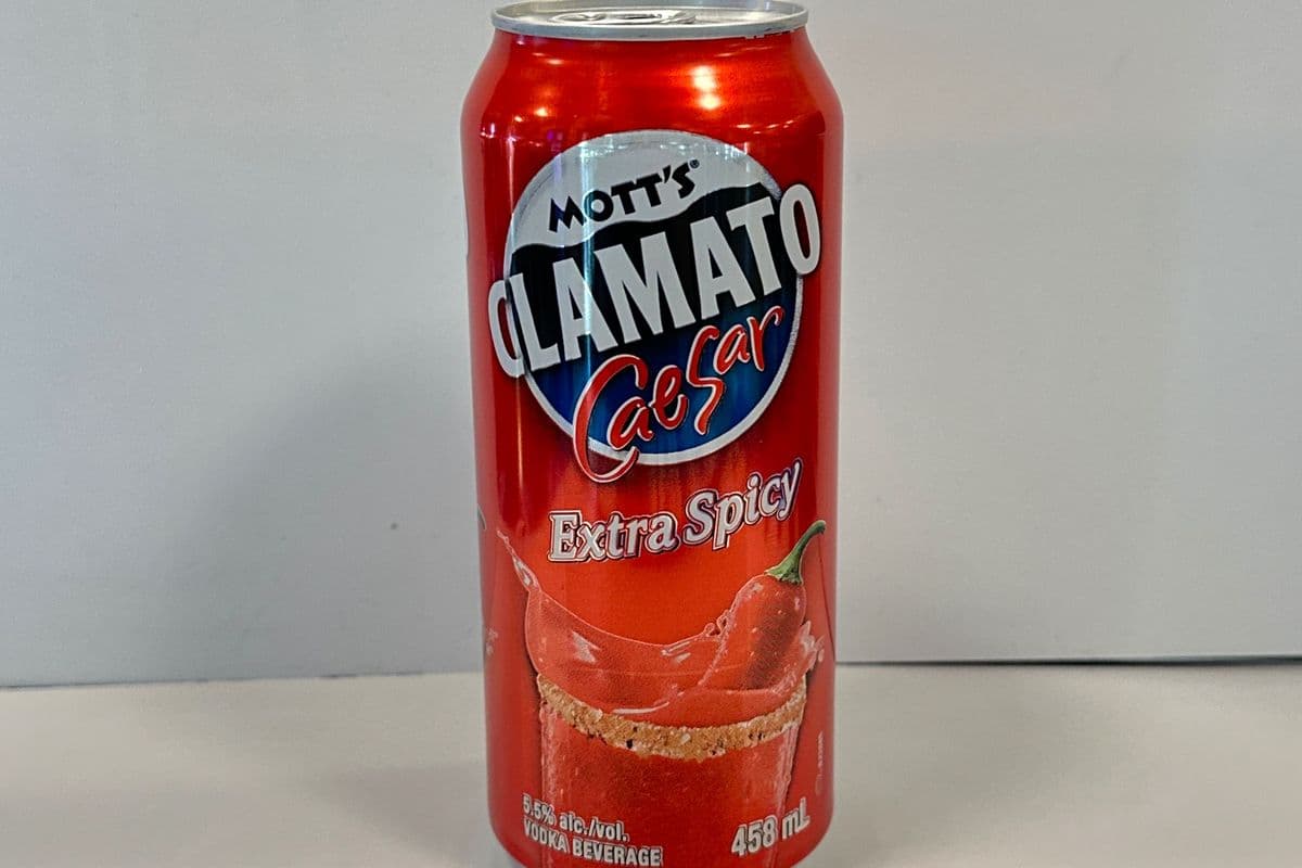 MOTT'S CLAMATO CAESAR EXTRA SPICY SINGLE (1 x 458 mL)