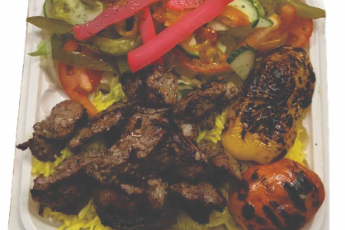 Lamb Kebab plate