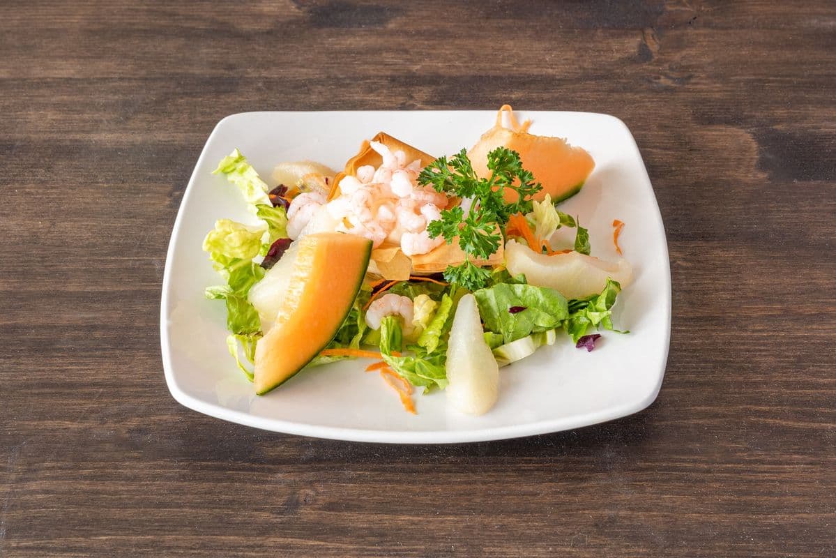 Poire aux crevettes