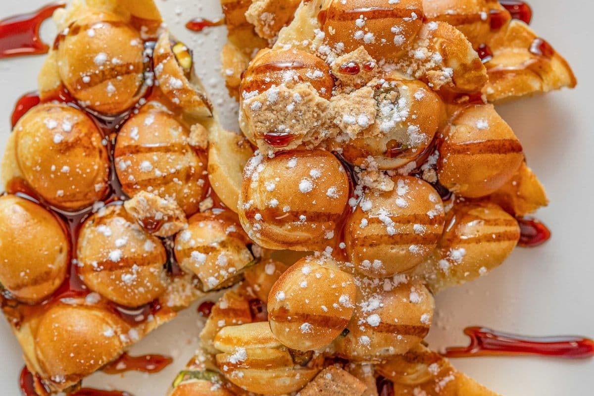 Pistachio puff