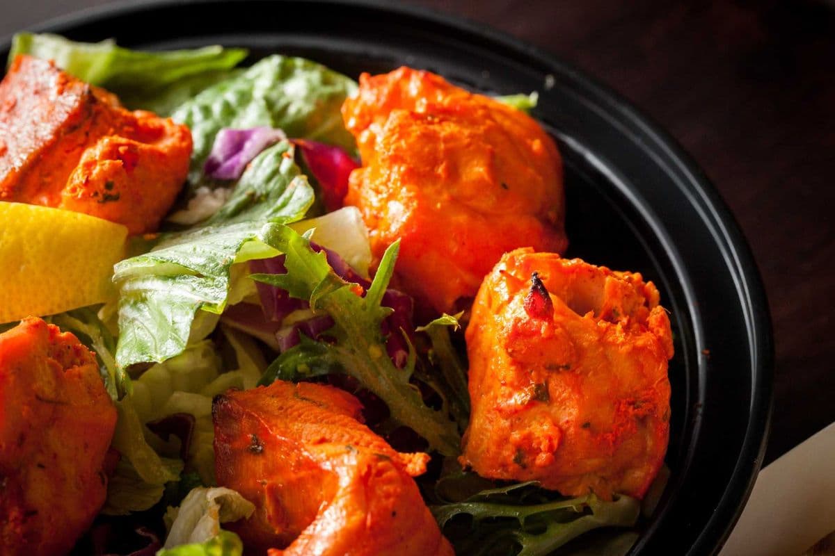 Tandoori Salmon Salad (Gluten-Friendly)