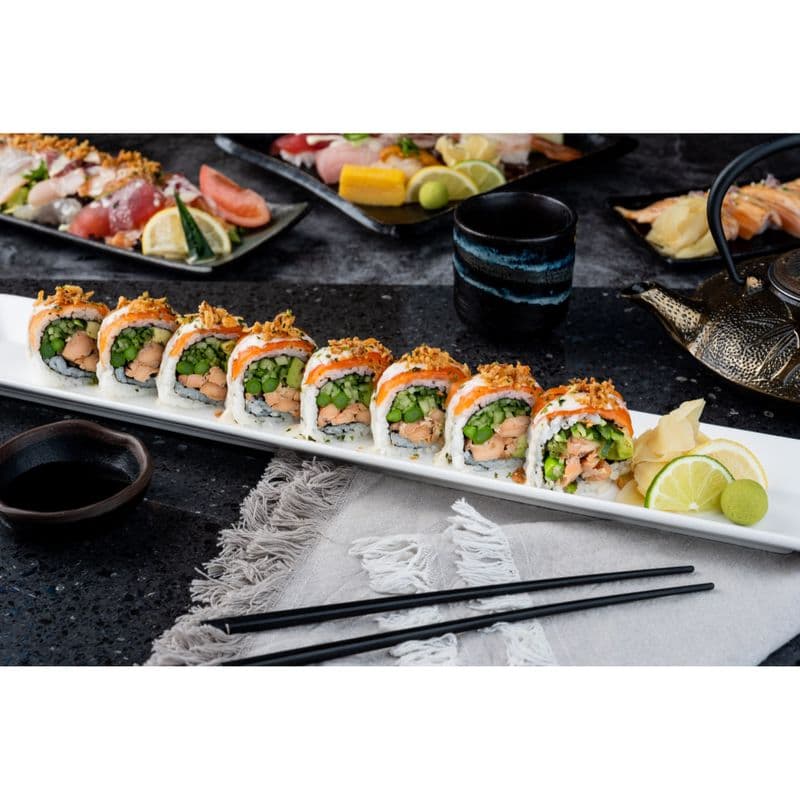 Double Salmon Roll (8 pcs)