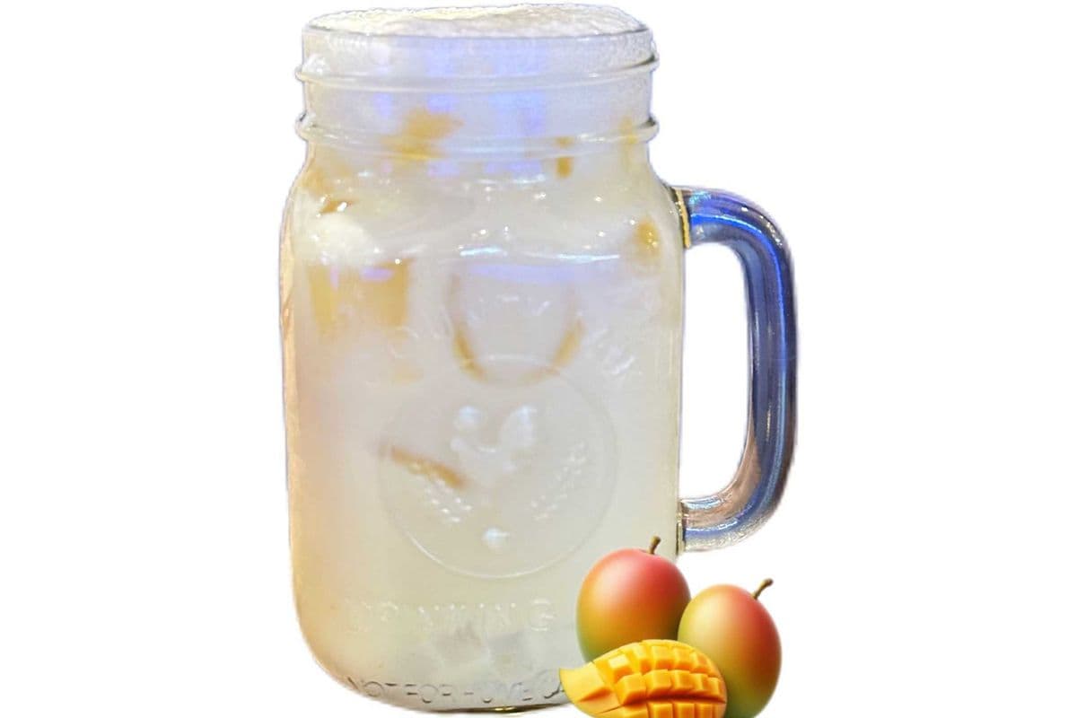 Lait de coco à la mangue/ Mango coconut milk