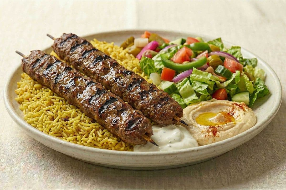 Beef Kebab Platter