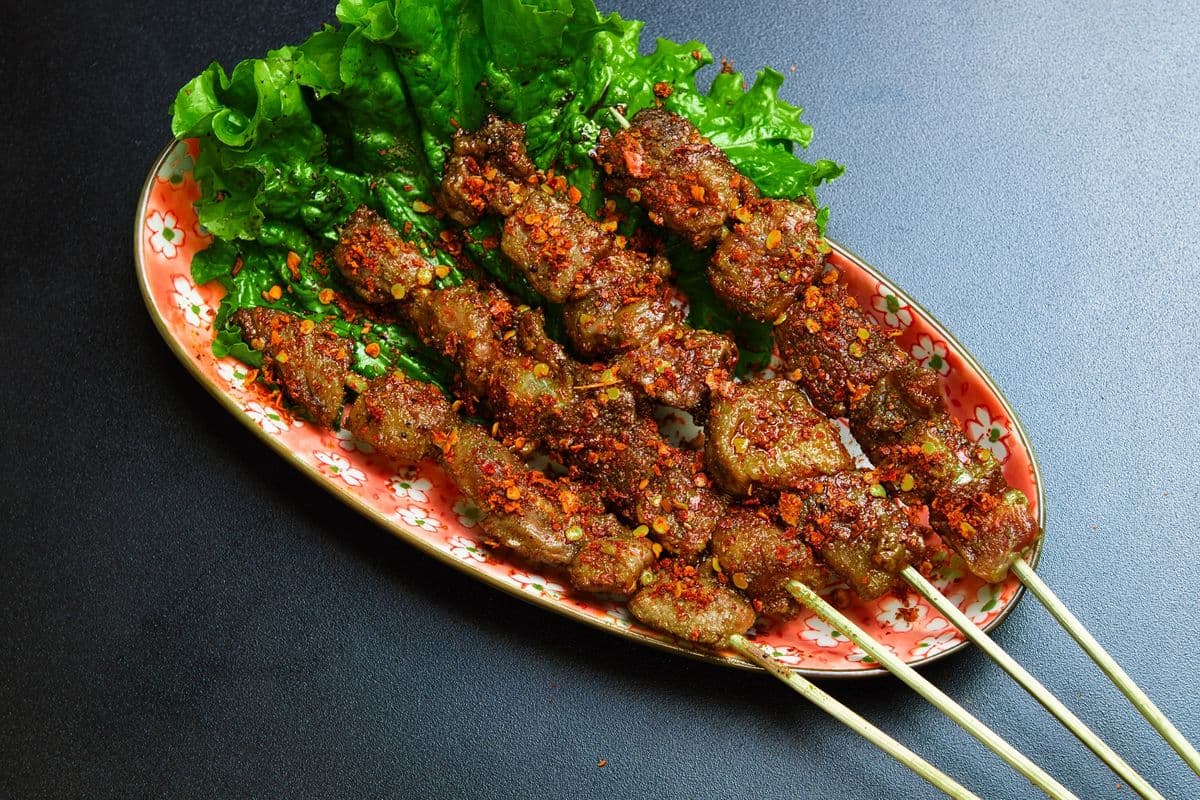 5. Lamb Kebabs 羊肉串