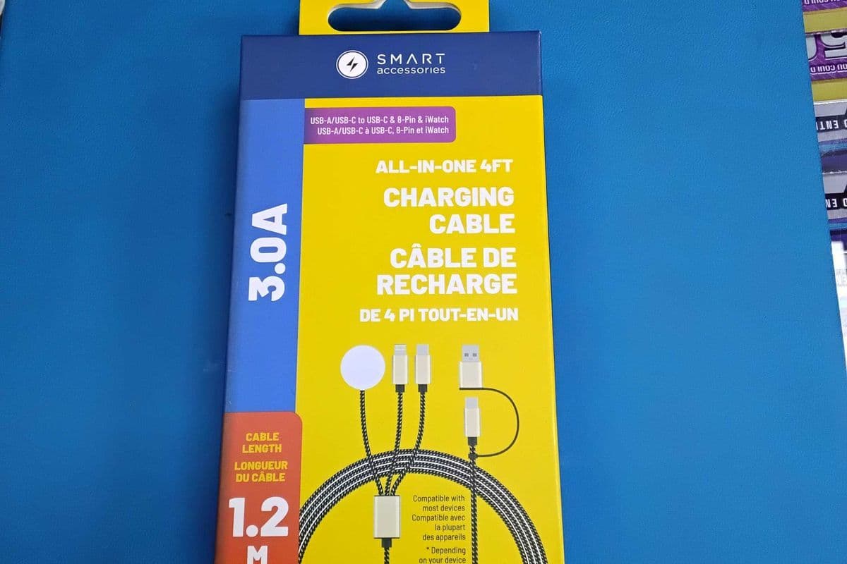 Smart All in one fit charging cable