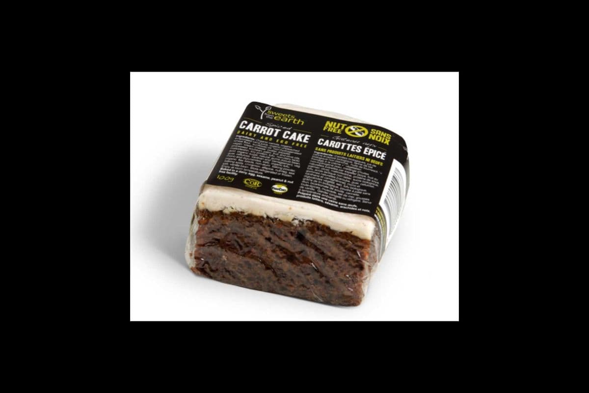Nut Free Spiced Carrot Cake - Grab & Go (100g)