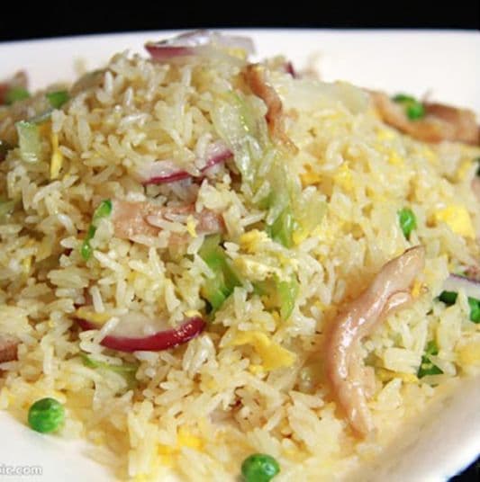 61. Shredded Chicken Fried Rice