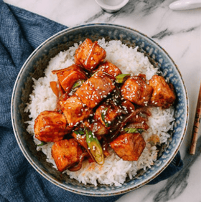 #082. Tofu Teriyaki Rice Bowl