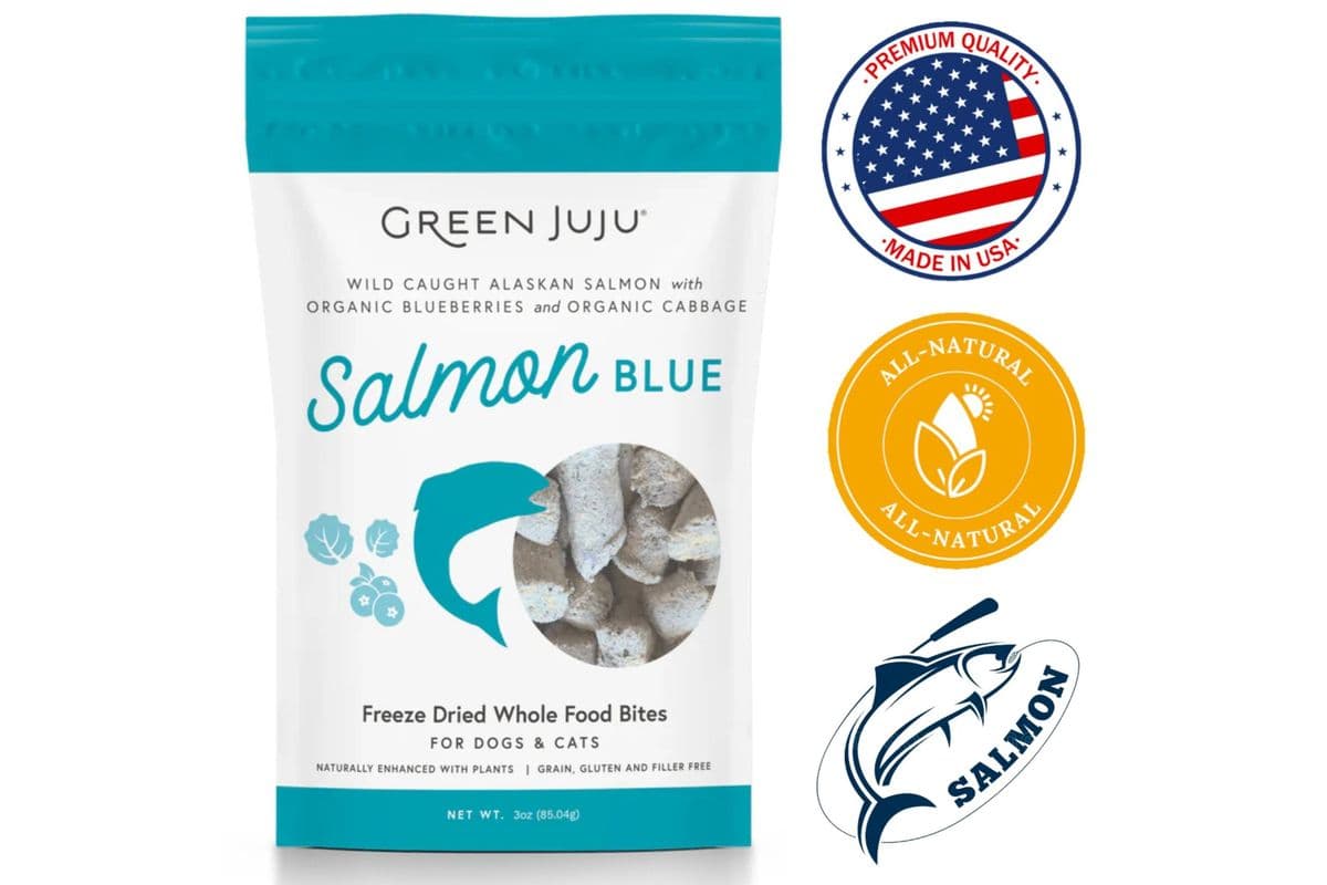 Green Juju Freeze Dried Whole Food Bites Salmon Blue (85 g)