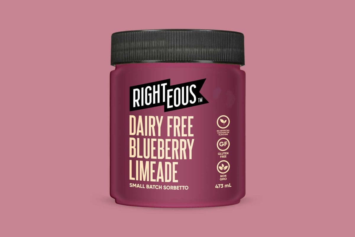 Dairy Free Blueberry Limeade Sorbetto (473ml)