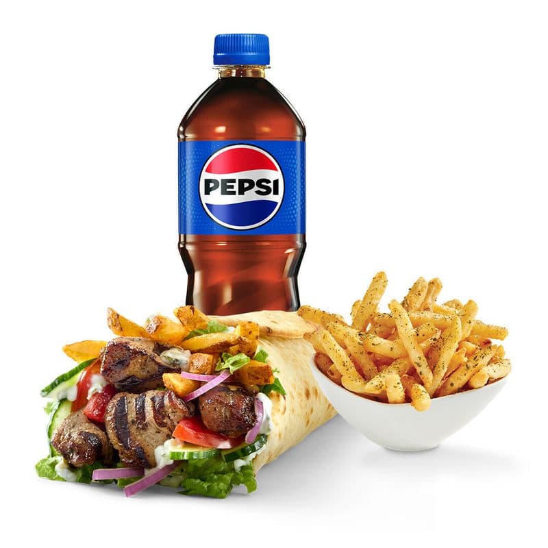 Pork souvlaki / Souvlaki porc