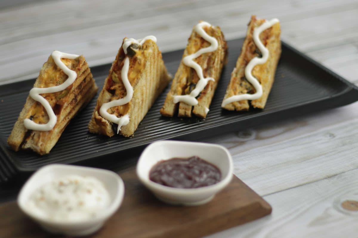 Hummus Club Sandwich