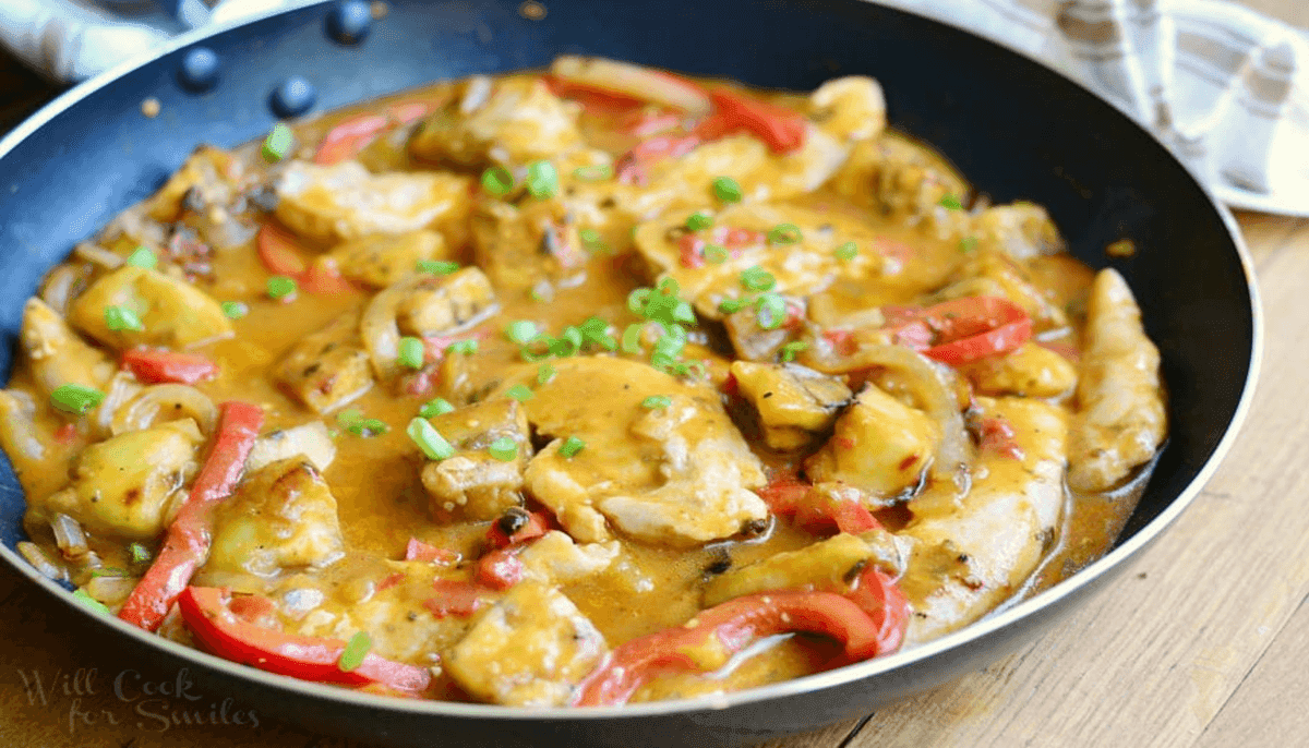 Vegetable Coconut Curry & a butter naan