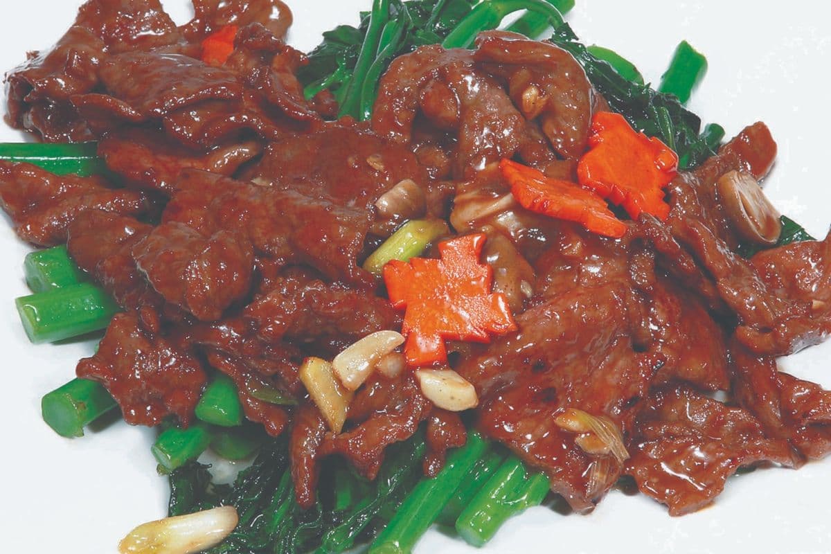 Beef with Green Vegetable