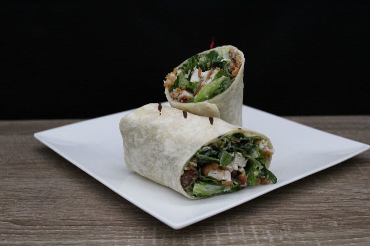 Crispy Chicken Bacon Caesar Wrap