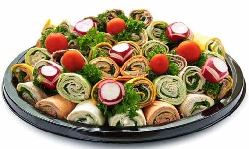 Haida wraps platter