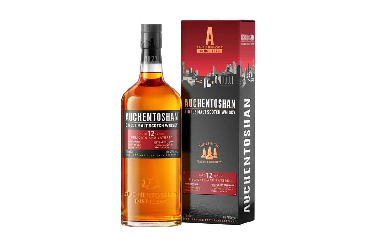 *Auchentoshan 12 Yr Old Single Malt Scotch Whisky (1 x 750ML)
