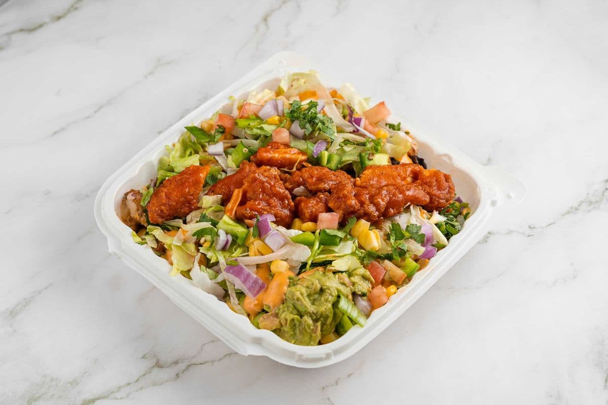 Spicy Buffalo Chicken Burrito Bowl