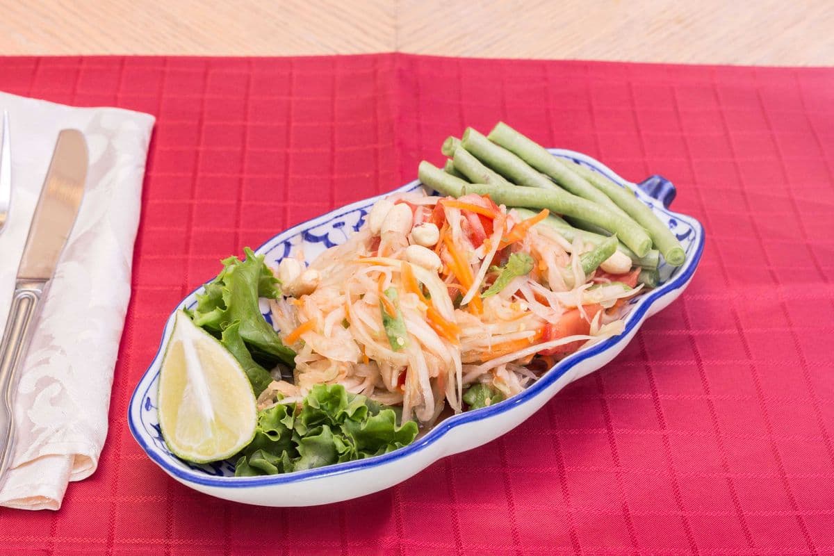 Vegetarian Papaya Salad