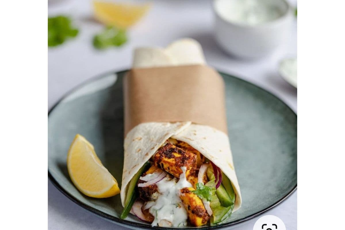 Paneer Tikka Veg Wrap