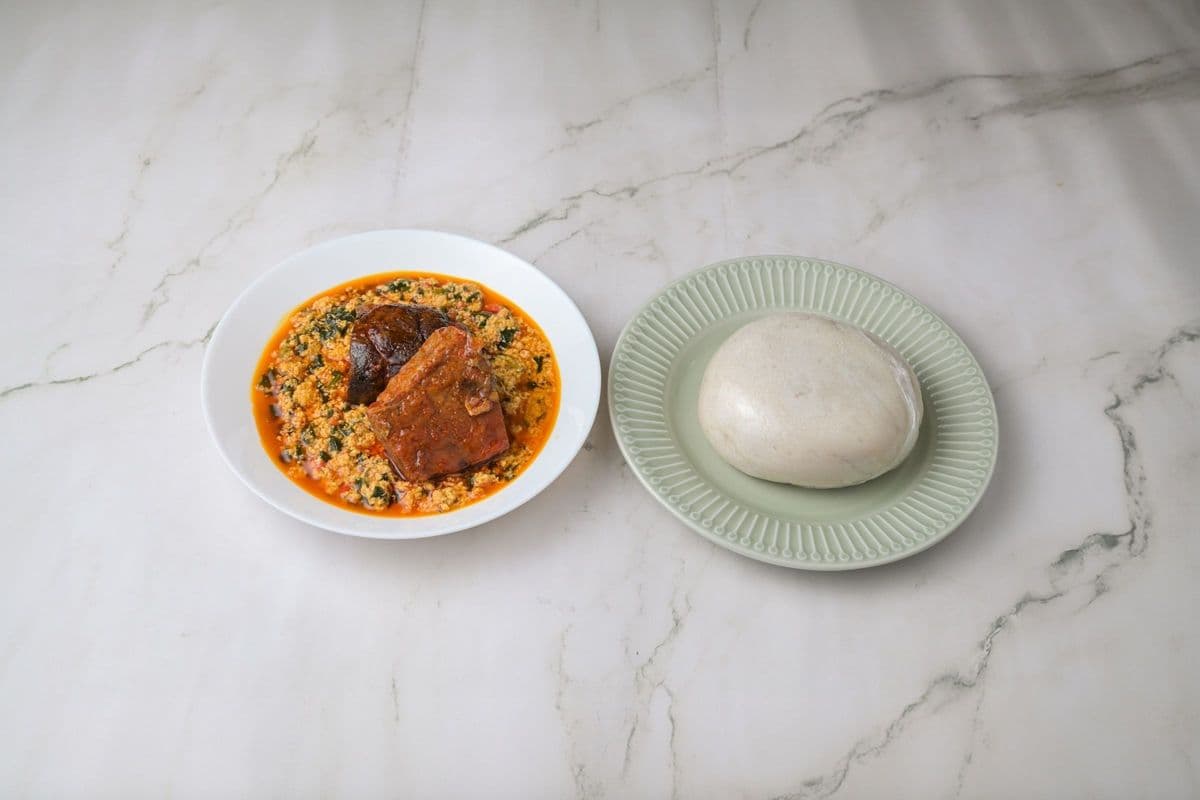 Egusi and Poundo or Two Protein
